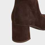 Alma – Bottines en daim à talon