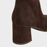 Alma – Bottines en daim à talon