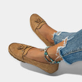 Rozárie - Ballerines avec un nœud dans le style
