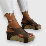 Mia – Sandales vintage à plateforme