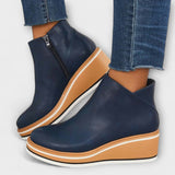 Brunhilde - Bottines Chelsea dorées