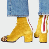 Chaussures pour femmes à talon moyen avec des détails sportifs