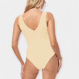 Top sans manches avec décolleté en V