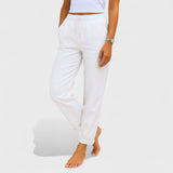 Klára - Pantalon en Lin Stretch