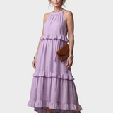 Katia - Robe Maxi avec Halter et Volants