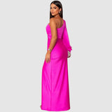 Meda - Robe maxi élégante à une épaule