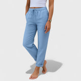 Klára - Pantalon en Lin Stretch