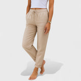 Klára - Pantalon en Lin Stretch