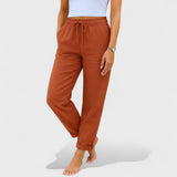 Klára - Pantalon en Lin Stretch
