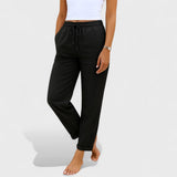 Klára - Pantalon en Lin Stretch