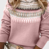 Sara | Pull Texturé avec Col Ronde