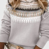 Sara | Pull Texturé avec Col Ronde