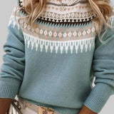 Sara | Pull Texturé avec Col Ronde