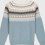 Sara | Pull Texturé avec Col Ronde