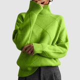 Ester - Pull texturé avec col roulé