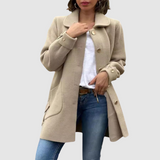 Martina - Manteau oversize classique avec boutons