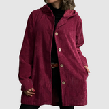 Stella - Veste en velours confortable avec capuche