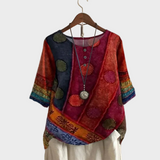 Valerie - Top boho coloré