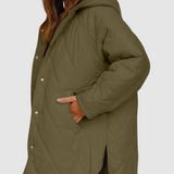 Kristýna - Manteau d'hiver surdimensionné avec capuche