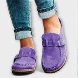 Julie - Mocassins orthopédiques pour femmes avec une fermeture décorative