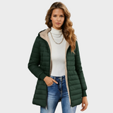 Michèle - Manteau long, imperméable et élégant