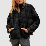 Gabriela - Veste légère et compacte matelassée avec fermeture éclair