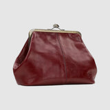 Leontýna - Sac en cuir avec fermeture rétro