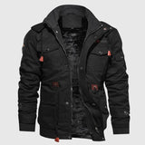 David - Veste militaire avec col haut et de nombreuses poches
