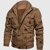 David - Veste militaire avec col haut et de nombreuses poches