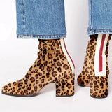 Alma – Bottines en daim à talon