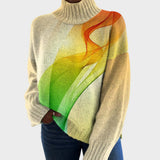 Bianca - Pull artistique en tricot