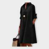 Robe polo élégante en matière premium
