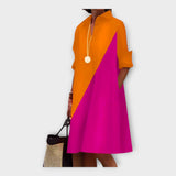 Robe polo élégante en matière premium