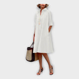 Robe polo élégante en matière premium