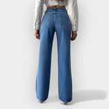 Mia - Jeans haute taille à coupe large confortable