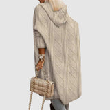 Lucie - Long cardigan à capuche