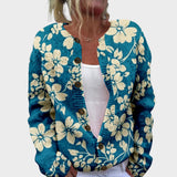 Mariana - Cardigan floral d'automne