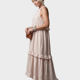 Katia - Robe Maxi avec Halter et Volants