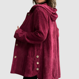 Stella - Veste en velours confortable avec capuche