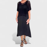 Claudia - Robes d'été avec Haut Tressé