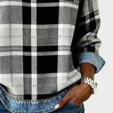 Ivy – Sweat à manches longues pour femmes avec motif patchwork