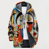 Veste avec motif abstrait