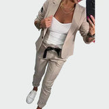 Ella - Ensemble féminin décontracté avec pantalon et blazer