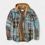 Thomas – Veste patchwork élégante pour hommes confiants