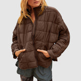 Gabriela - Veste légère et compacte matelassée avec fermeture éclair