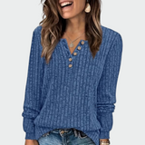 Ema - Pull en tricot pour femmes avec boutons