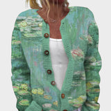 Ana - Cardigan floral d'automne