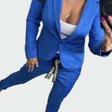 Ella - Ensemble féminin décontracté avec pantalon et blazer