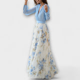 Harper - Robe maxi fleurie brillante