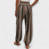 Anna - Pantalon avec Motif Ethnographique